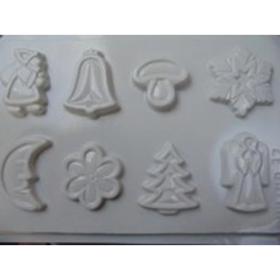 Pentart Karácsonyi 8 antik motívumos gipszkiöntő forma