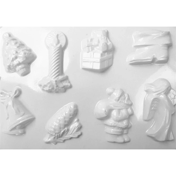 Pentart Karácsonyi 8 motívumos gipszkiöntő forma