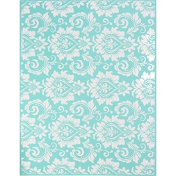 Pentart Rokokó 2. 21,5x27,5 cm szita stencil