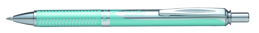 Pentel EnerGel BL407LS-A 0,35mm aquamarine test/kék tinta prémium fém nyomógombos rollertoll
