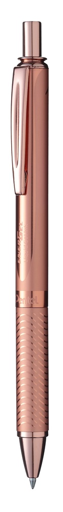 Pentel Energel BL407PG-A 0,35mm rosegold test/kék tinta prémium fém nyomógombos rollertoll
