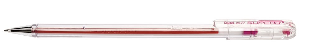 Pentel Superb 0,7mm kupakos pink golyóstoll