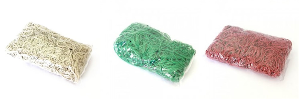 Penword 1kg 40x1,5x1,2 piros/zöld/fehér gumigyűrű
