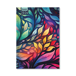 Period Basic Rainbow 2026 A5 napi beosztású határidőnapló