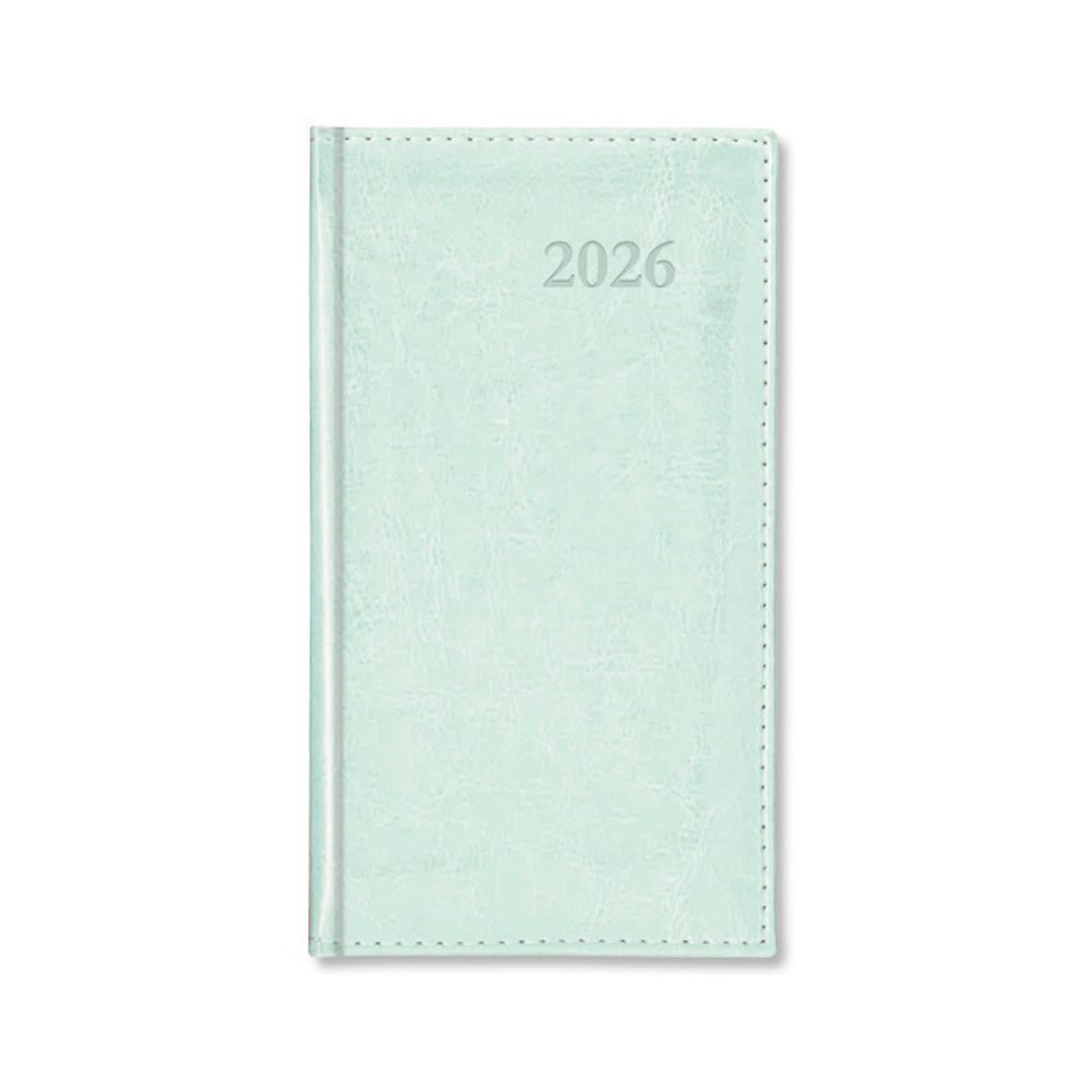 Period Border Menta 2026 álló körbevarott zsebnaptár