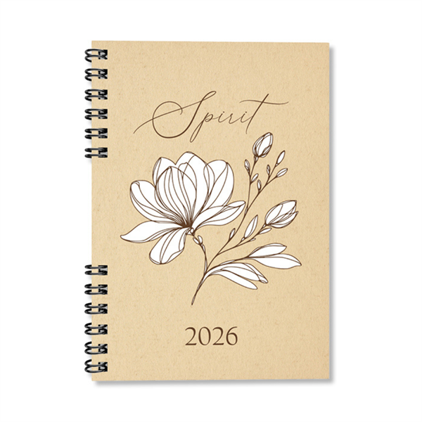 Period Eco Spirit 2026 A5 heti beosztású spirálos határidőnapló