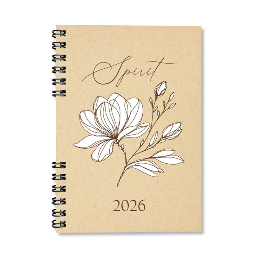 Period Eco Spirit 2026 A5 heti beosztású spirálos határidőnapló