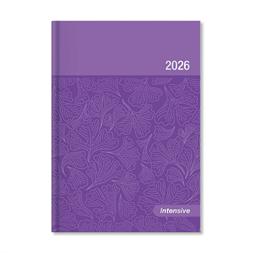 Period Intensive 2026 A5 napi beosztású lila lakk határidőnapló