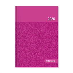 Period Intensive 2026 A5 napi beosztású pink lakk határidőnapló