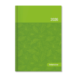 Period Intensive 2026 A5 napi beosztású zöld lakk határidőnapló