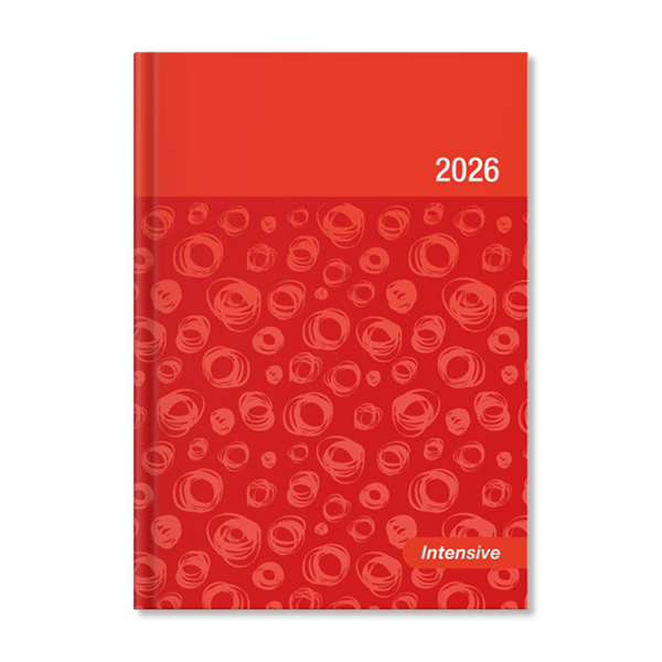 Period Intensive 2026 B6 heti beosztású narancs lakk határidőnapló