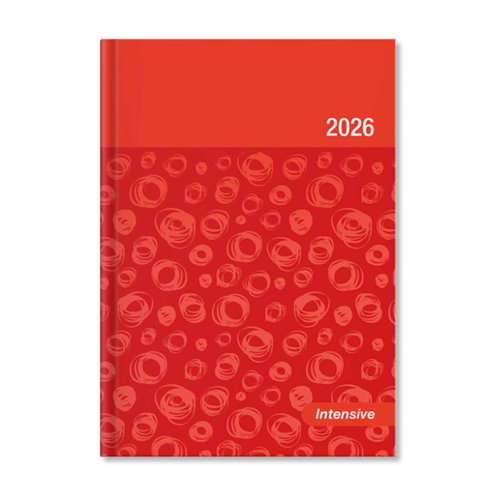 Period Intensive 2026 B6 heti beosztású narancs lakk határidőnapló