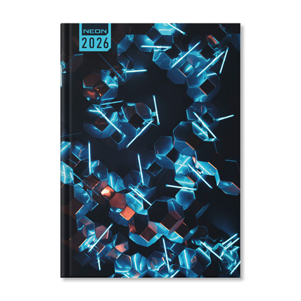 Period Neon Ice 2026 A5 napi beosztású határidőnapló