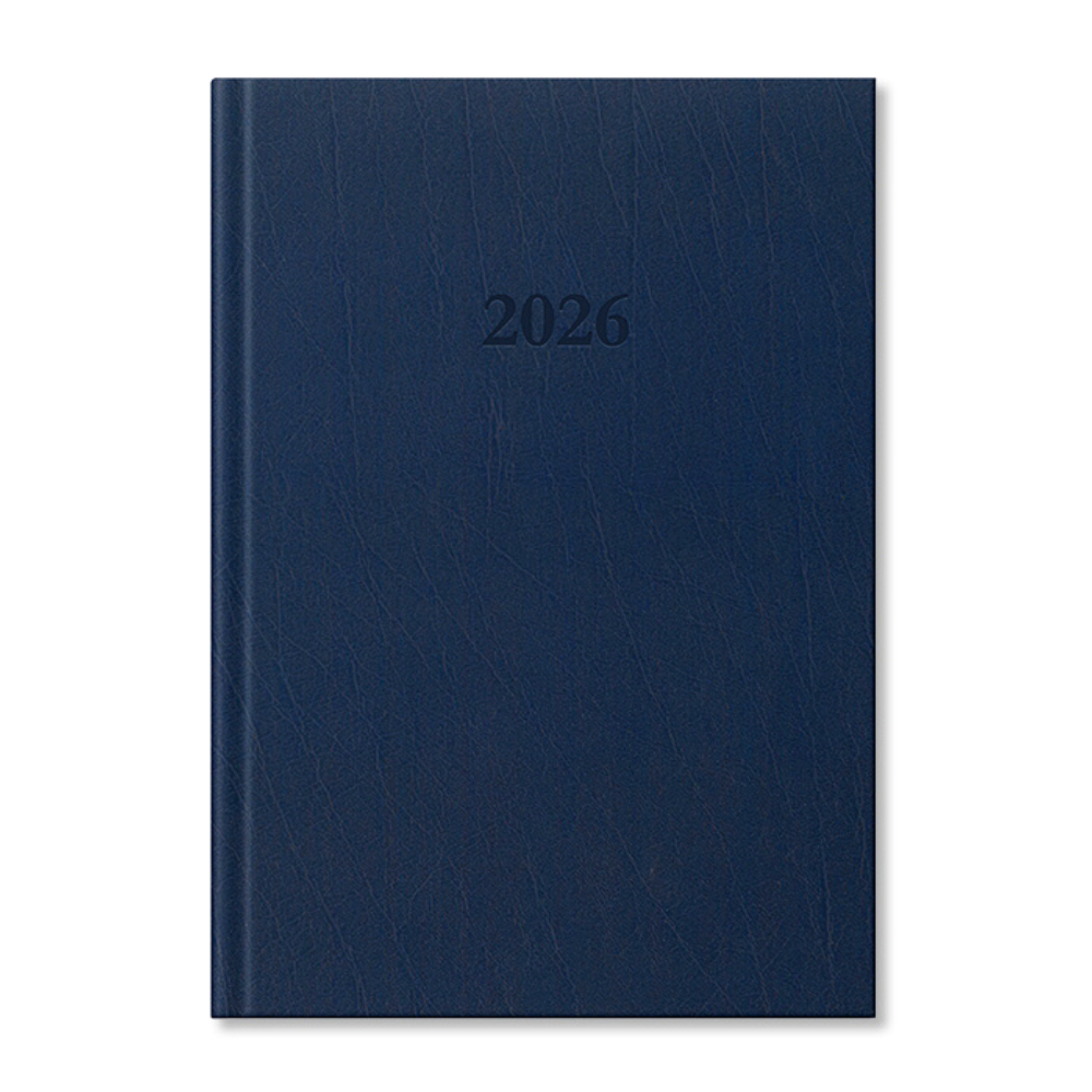 Period Standard 2026 B5 heti beosztású kék műbőr határidőnapló