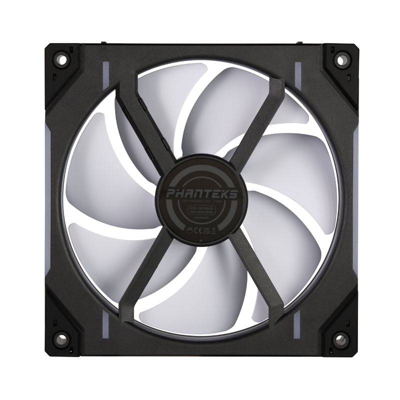 Phanteks D30 3db 140mm PWM D-RGB (fordított légáram) fekete ventilátor
