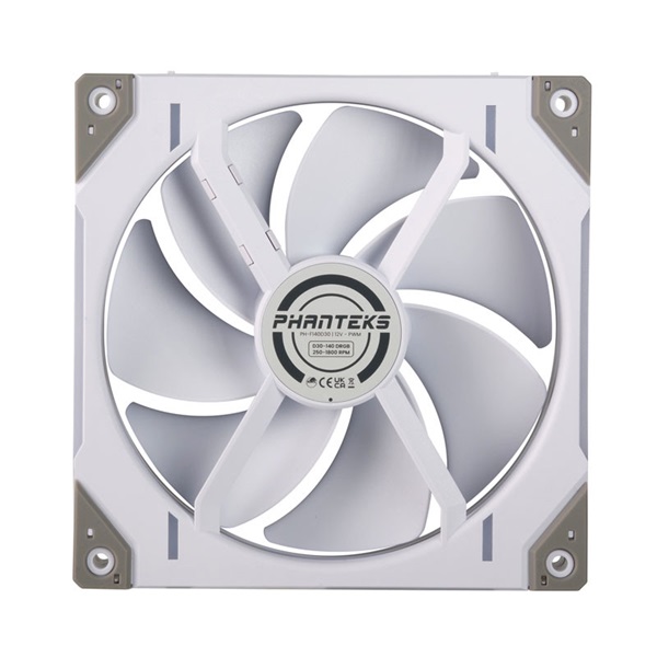 Phanteks D30 3db 140mm PWM DRGB fehér ventilátor