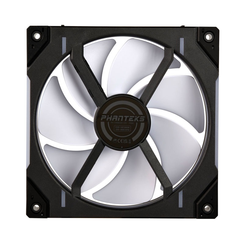 Phanteks D30 3db 140mm PWM DRGB fekete ventilátor
