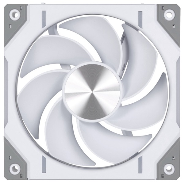 Phanteks D30 reverse Airflow 120mm PWM D-RGB L (fordított légáram) fehér ventilátor