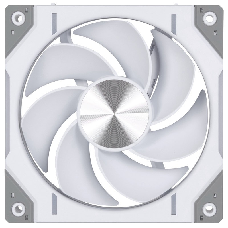 Phanteks D30 reverse Airflow 120mm PWM D-RGB L (fordított légáram) fehér ventilátor