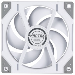 Phanteks D30 reverse Airflow 120mm PWM D-RGB L (fordított légáram) fehér ventilátor
