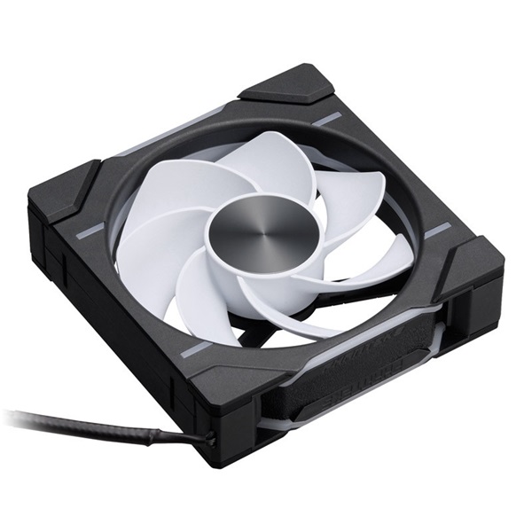 Phanteks D30 reverse Airflow 120mm PWM D-RGB L (fordított légáram) fekete ventilátor