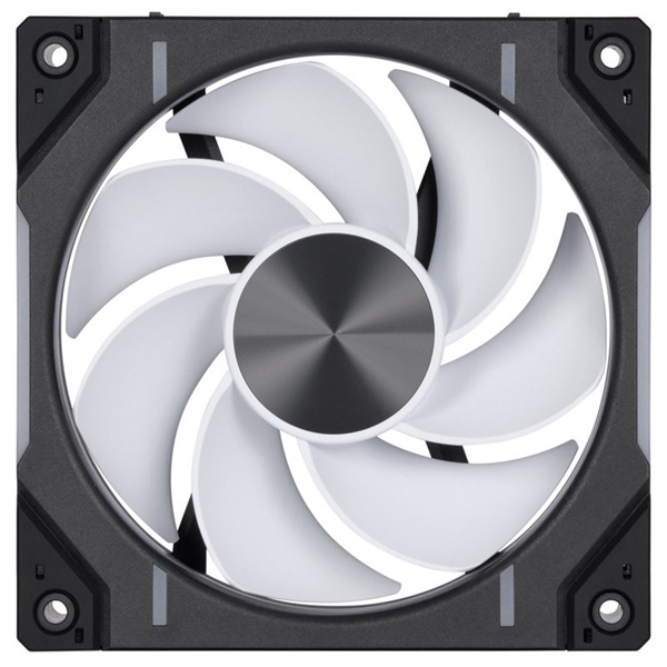 Phanteks D30 reverse Airflow 120mm PWM D-RGB L (fordított légáram) fekete ventilátor