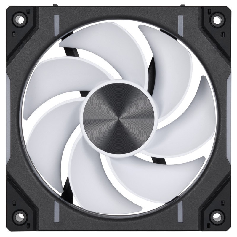 Phanteks D30 reverse Airflow 120mm PWM D-RGB L (fordított légáram) fekete ventilátor