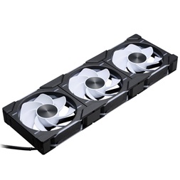 Phanteks D30 reverse Airflow 3db 120mm PWM D-RGB L (fordított légáram) fekete ventilátor