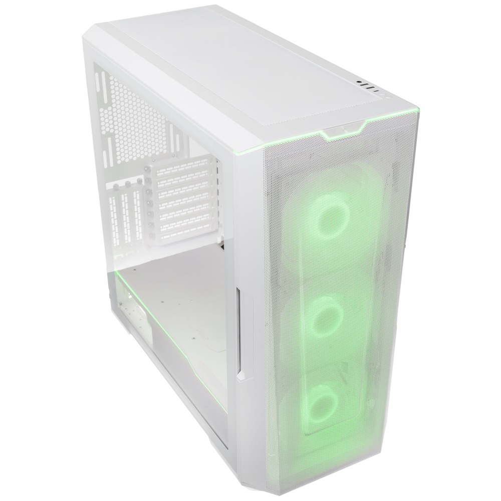 Phanteks Eclipse G500A D-RGB ATX edzett üveg fehér ház