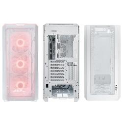 Phanteks Eclipse G500A D-RGB ATX edzett üveg fehér ház