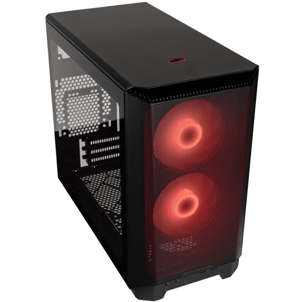 Phanteks Eclipse P200 Air ITX edzett üveg fekete ház
