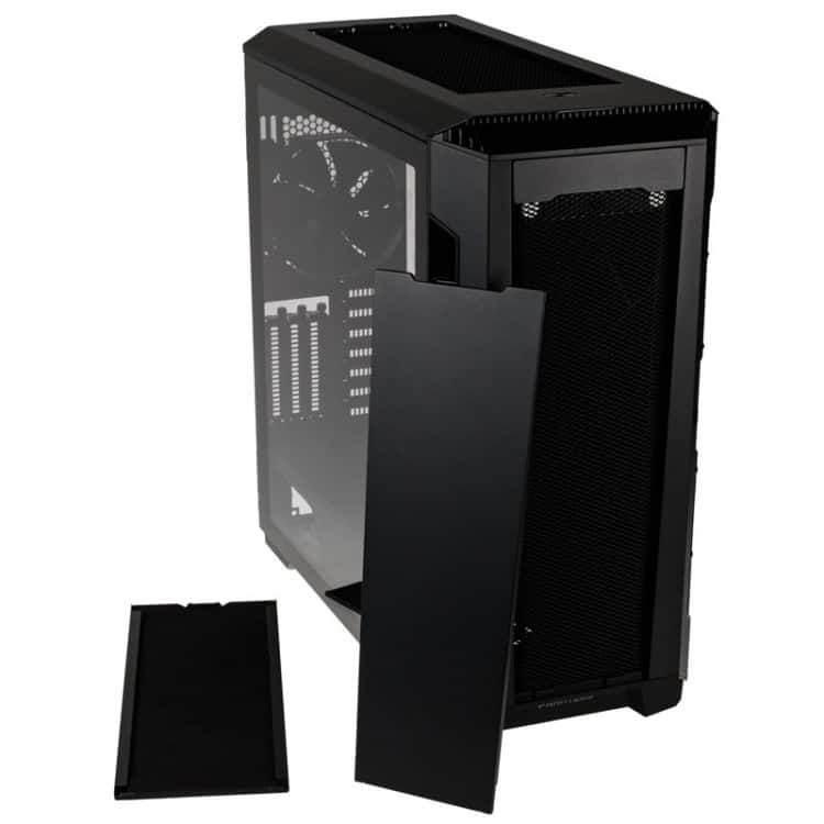 Phanteks Eclipse P600S Silent ATX fekete edzett üveg ház