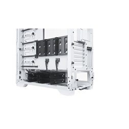 Phanteks Eclipse P600S Silent ATX matt fehér edzett üveg ház