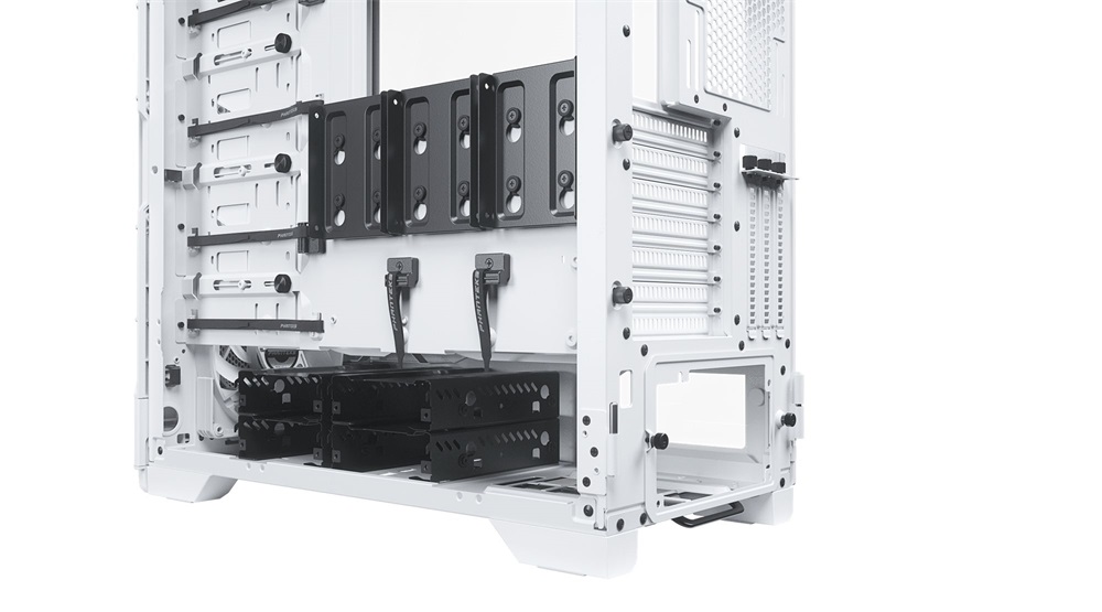 Phanteks Eclipse P600S Silent ATX matt fehér edzett üveg ház