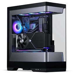 Phanteks Evolv S2 ház Midi-Tower E-ATX RGB edzett üveg fekete ház