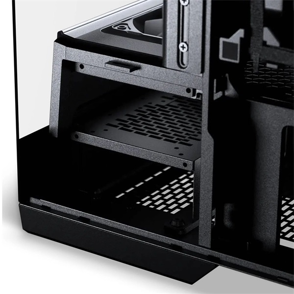 Phanteks Evolv S2 ház Midi-Tower E-ATX RGB edzett üveg fekete ház