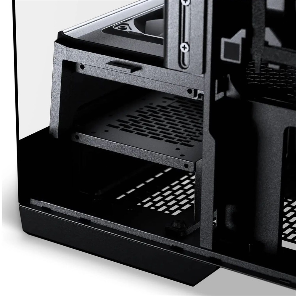 Phanteks Evolv S2 ház Midi-Tower E-ATX RGB edzett üveg fekete ház