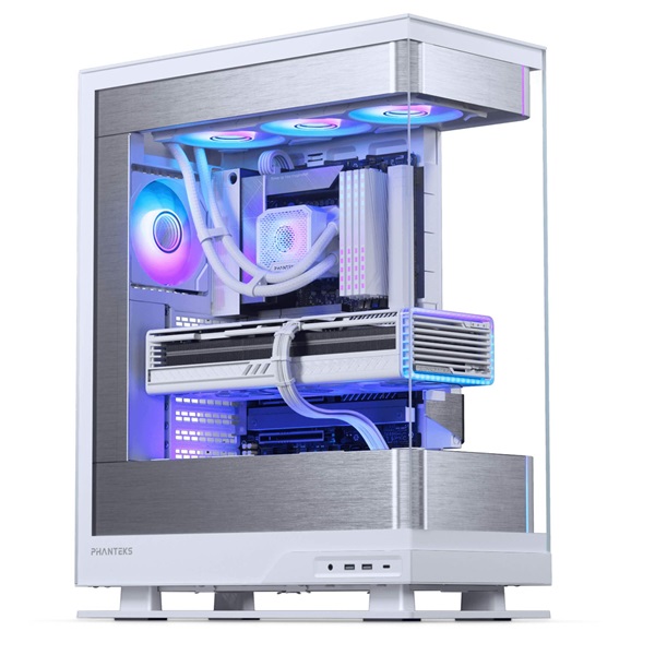 Phanteks Evolv Series X2 edzett üveg DRGB fehér ház