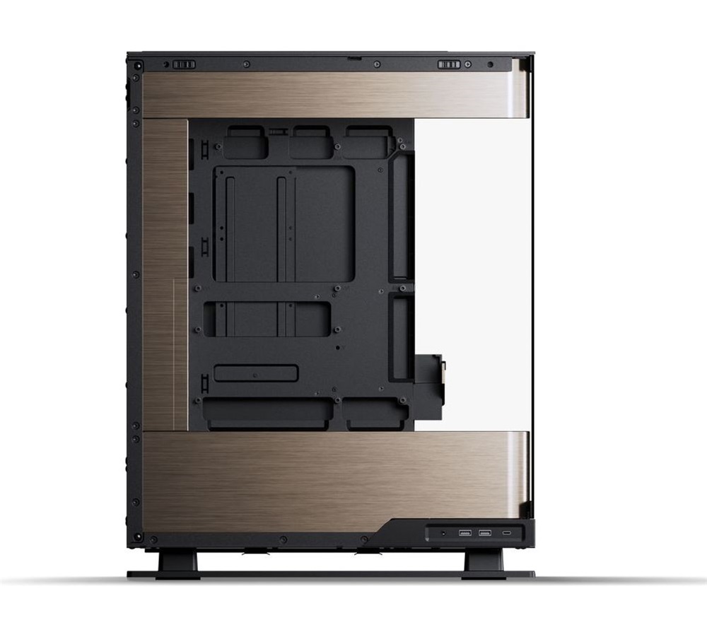 Phanteks Evolv Series X2 edzett üveg DRGB fekete/arany ház