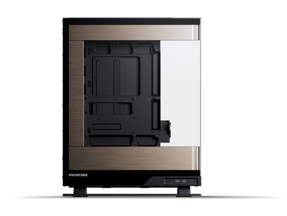 Phanteks Evolv Series X2 edzett üveg DRGB fekete/arany ház