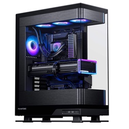 Phanteks Evolv Series X2 edzett üveg DRGB szatén fekete ház