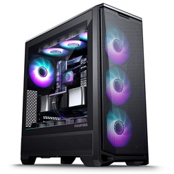 Phanteks G400A edzett üveg 4x140mm DRGB venti szatén fekete ház