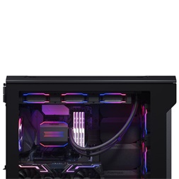 Phanteks Glacier One 360D30 3x120mm DRGB fekete vízhűtéses processzor hűtő