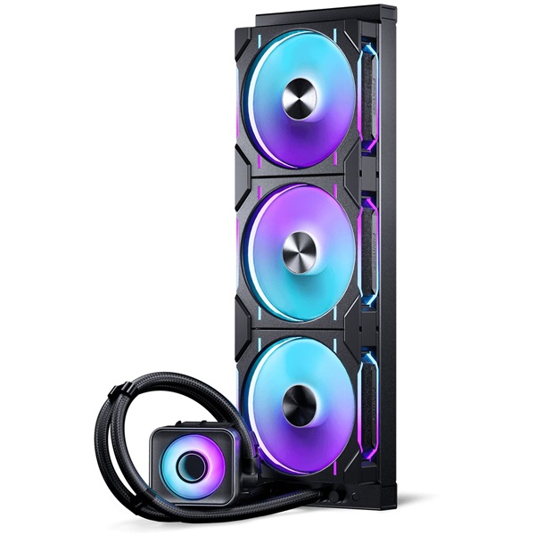 Phanteks Glacier One 420D30 X2 3x140mm DRGB fekete vízhűtéses processzor hűtő