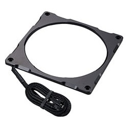Phanteks Halos Lux 140mm RGB fekete alumínium ventilátor rács