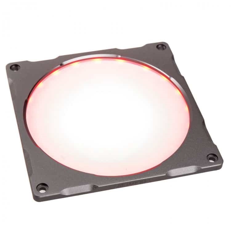 Phanteks Halos Lux 140mm RGB szürke alumínium ventilátor rács