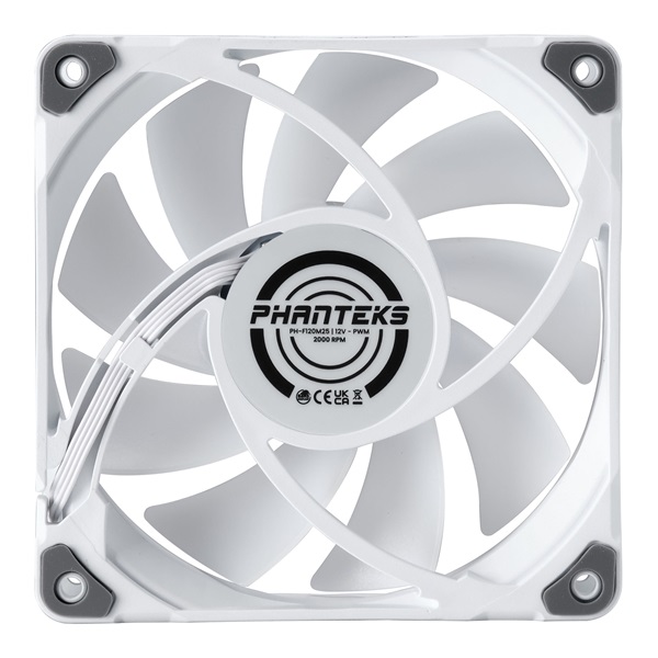Phanteks M25 D-RGB 120mm PWM fehér ventilátor