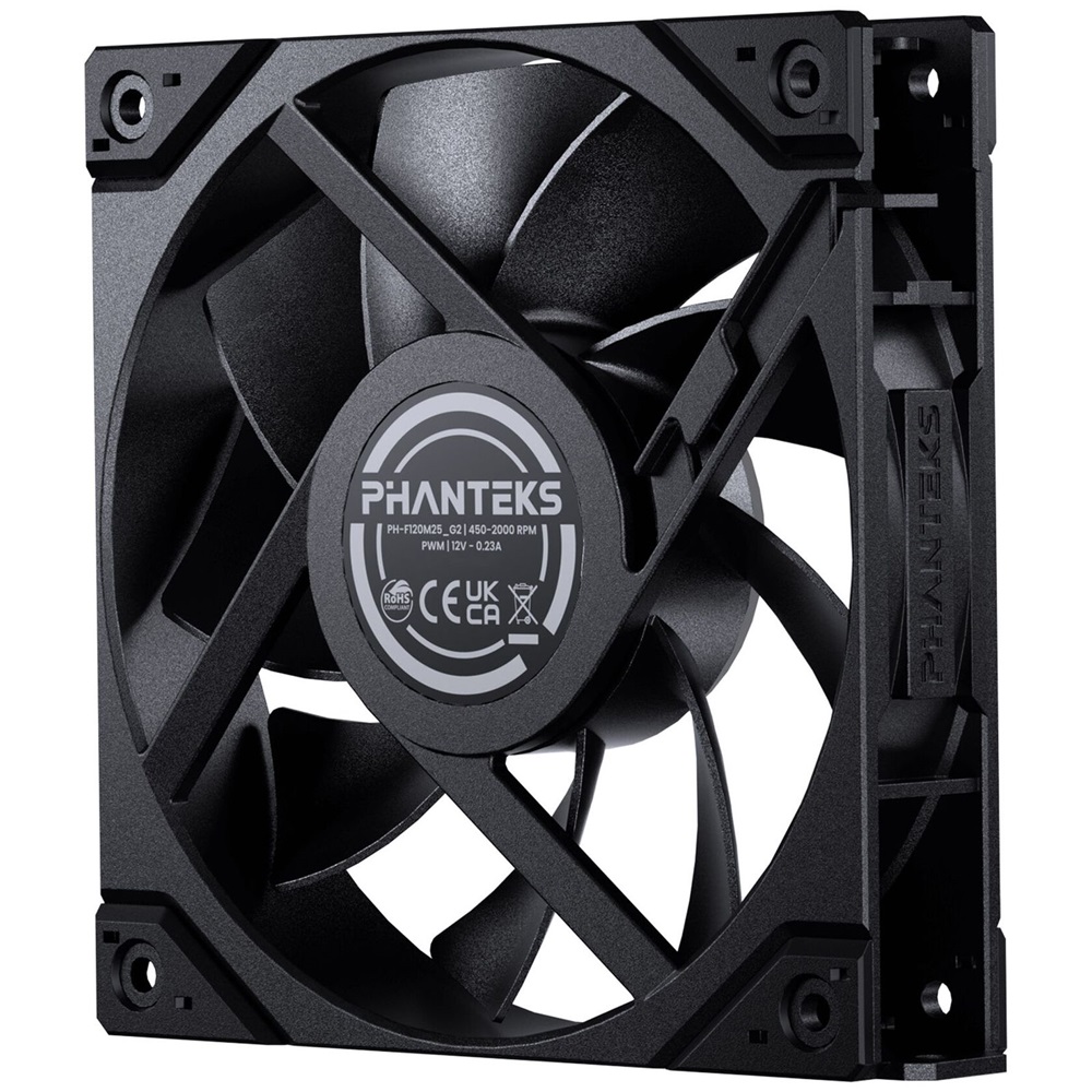 Phanteks M25 Gen2 120mm PWM fekete ventilátor