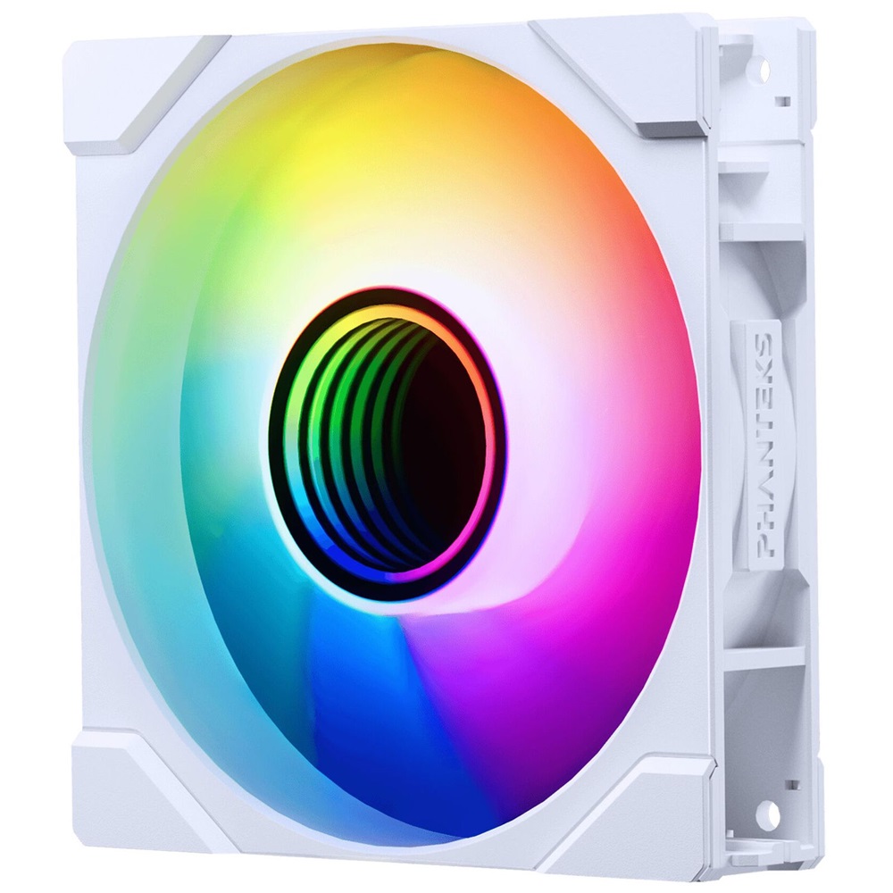 Phanteks M25 Gen2 3db 120mm PWM D-RGB (fordított légáram) fehér ventilátor