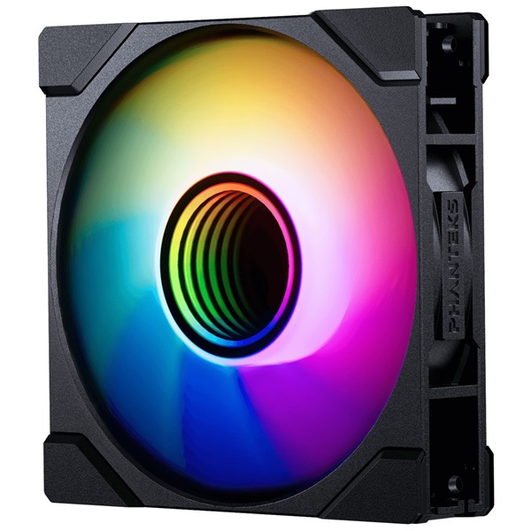Phanteks M25 Gen2 3db 120mm PWM D-RGB (fordított légáram) fekete ventilátor
